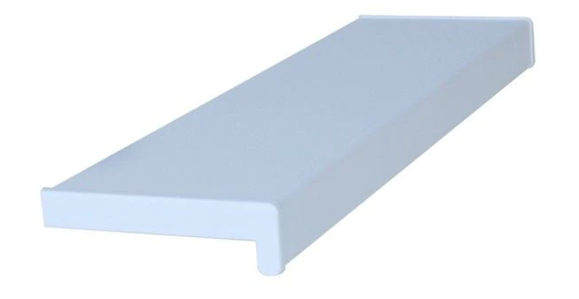Glaf PVC pentru interior, alb